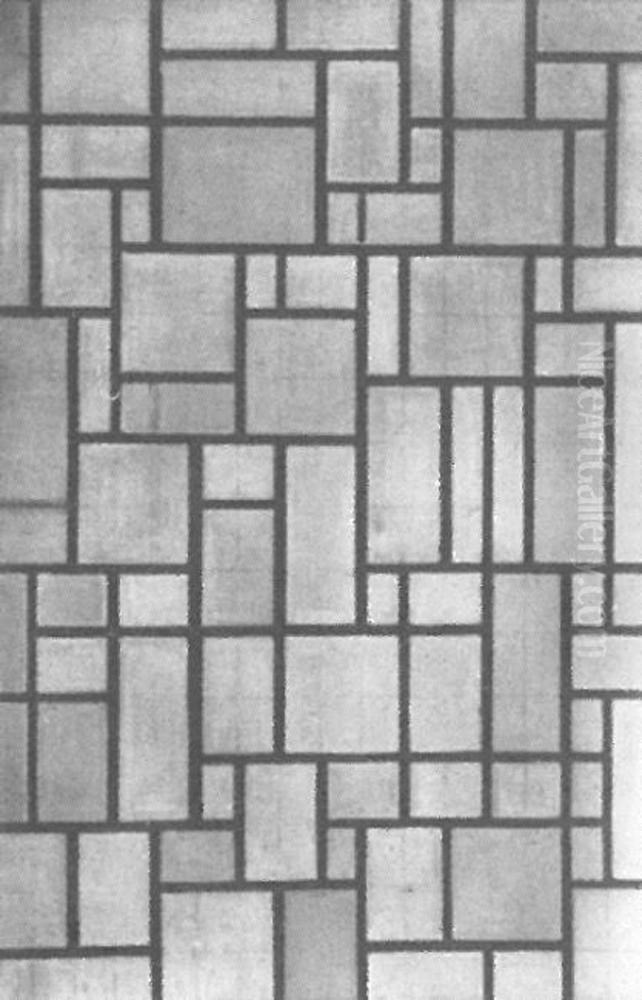 Composition no. 15 Oil Painting by Piet Mondrian