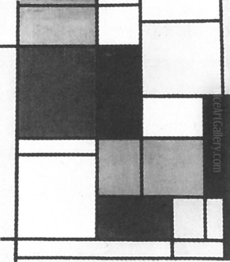 Tableau no. II Oil Painting by Piet Mondrian