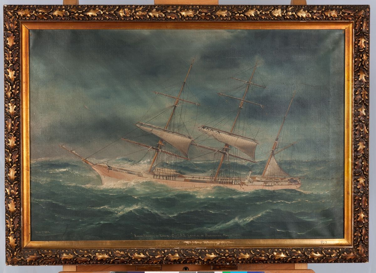 Bark Baron Holberg Oil Painting by William Howard Yorke