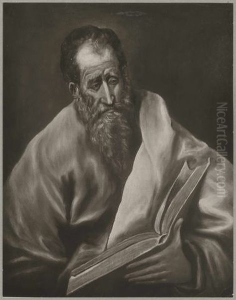 St. Matthew Oil Painting by El Greco