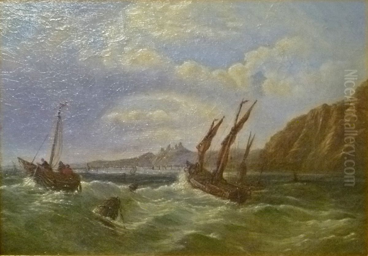 Marine Oil Painting by Francois Musin