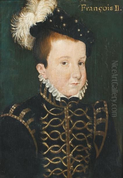 Portrait of Hercule-Francois, Duke of Alencon and of Anjou (1555-1584) Oil Painting by Corneille De Lyon