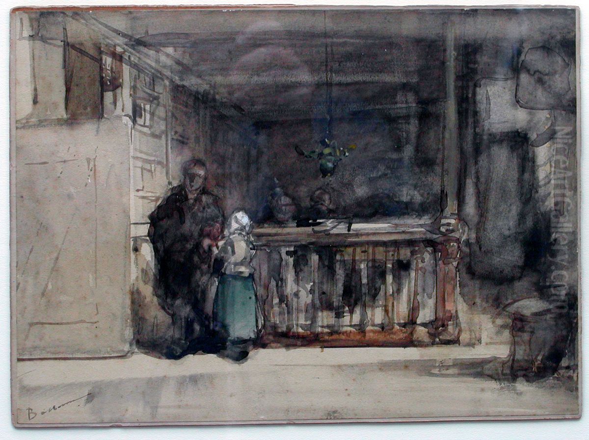 Interior Scene. Oil Painting by Johannes Bosboom