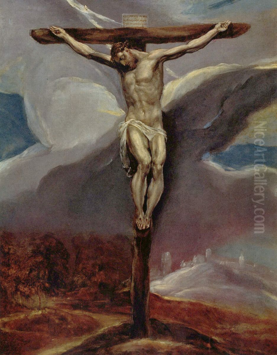 Christ on the Cross Oil Painting by El Greco