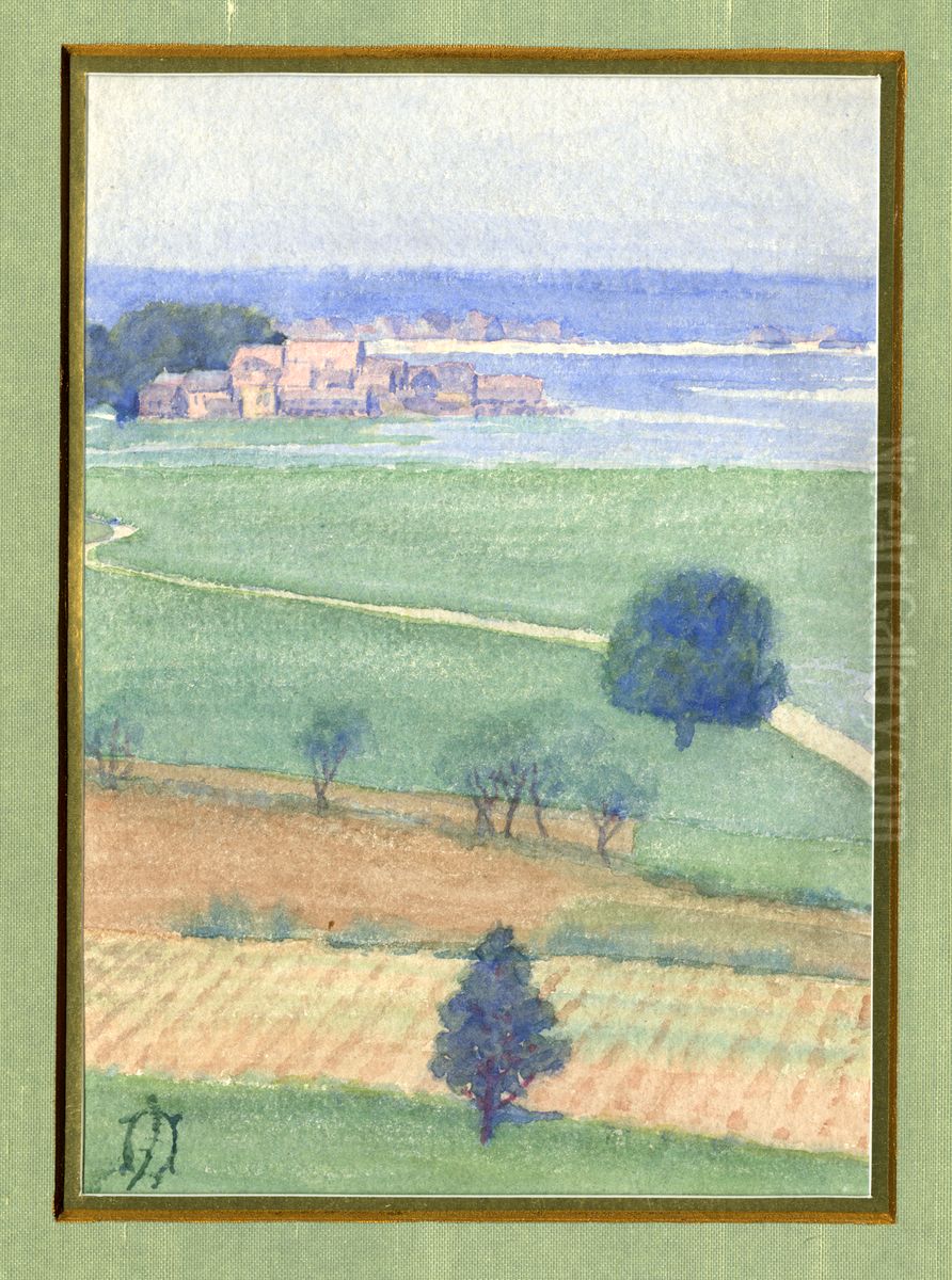 Scituate Harbor. Oil Painting by Thomas Buford Meteyard