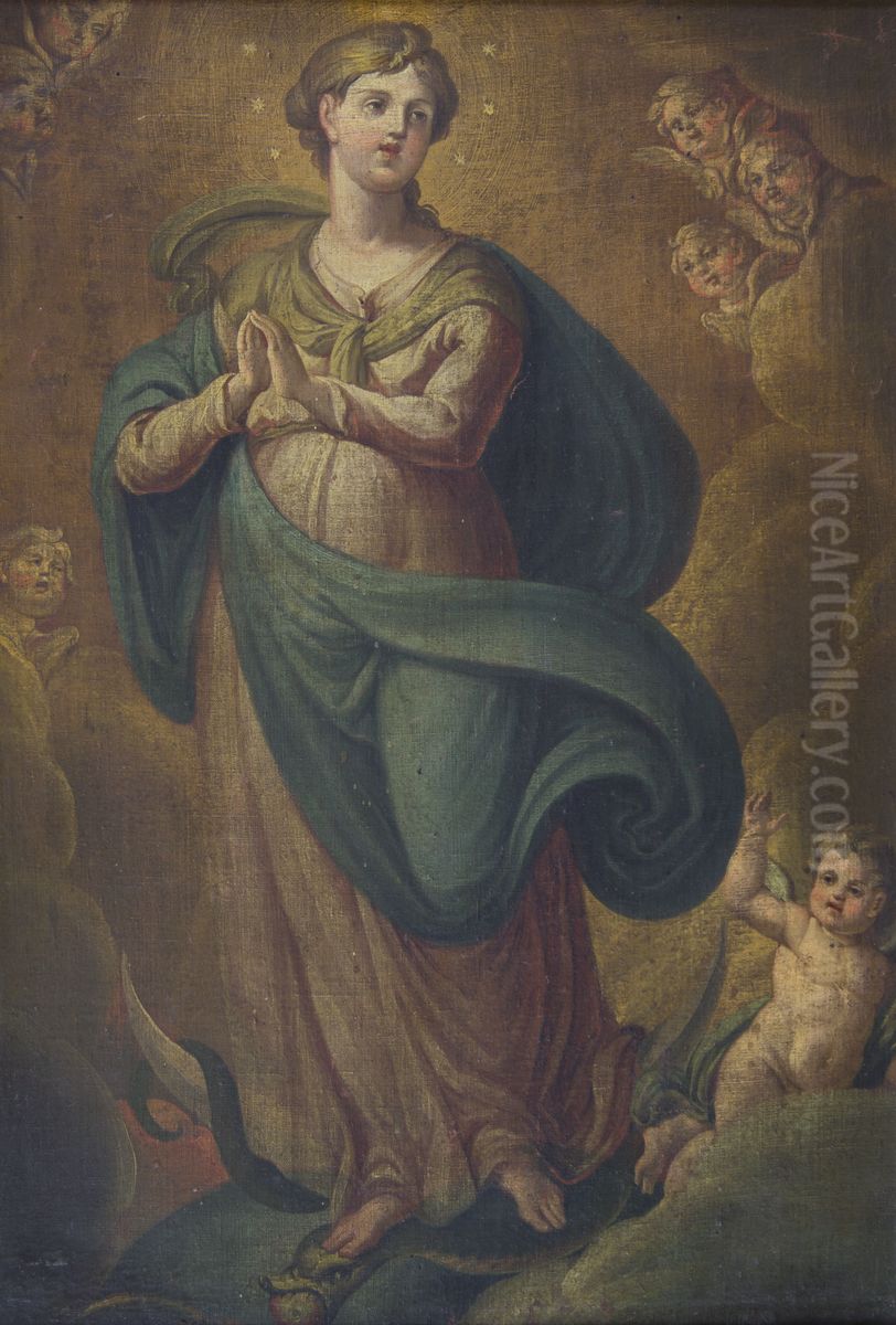 Virgin. Oil Painting by unknown