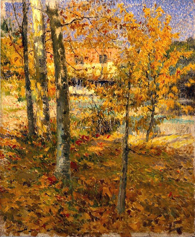 Outono Oil Painting by Jose Malhoa