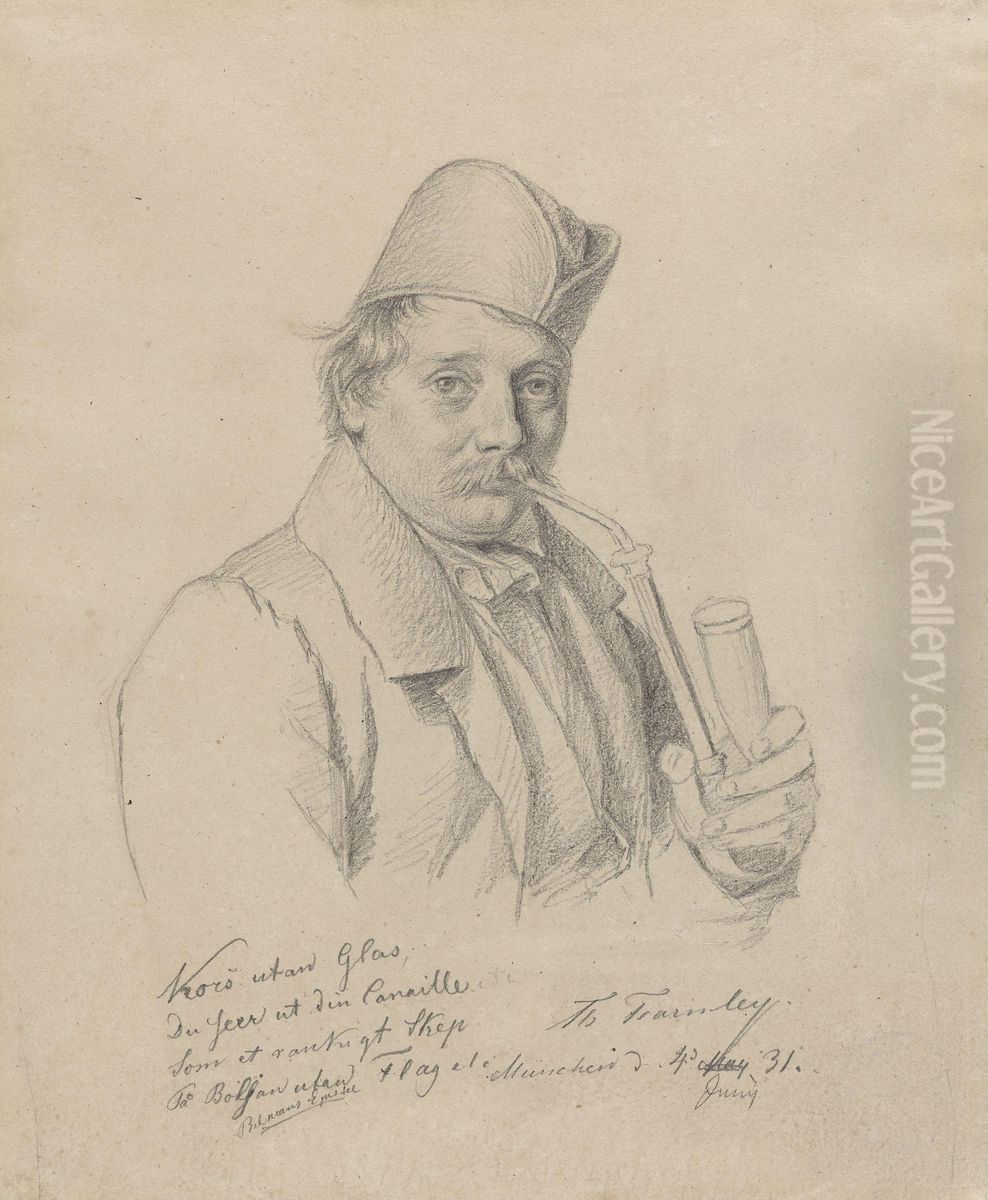 Self-portrait Oil Painting by Thomas Fearnley