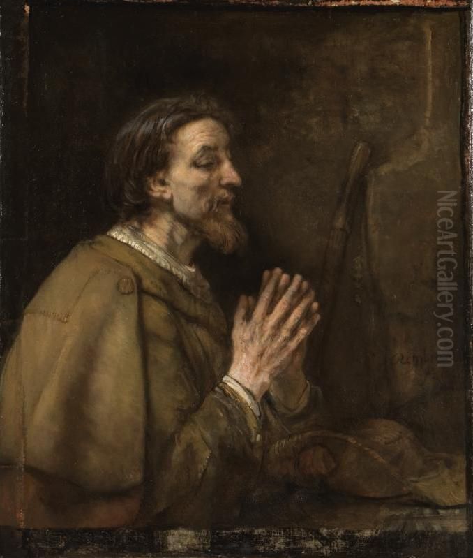 Saint James the Greater Oil Painting by Rembrandt