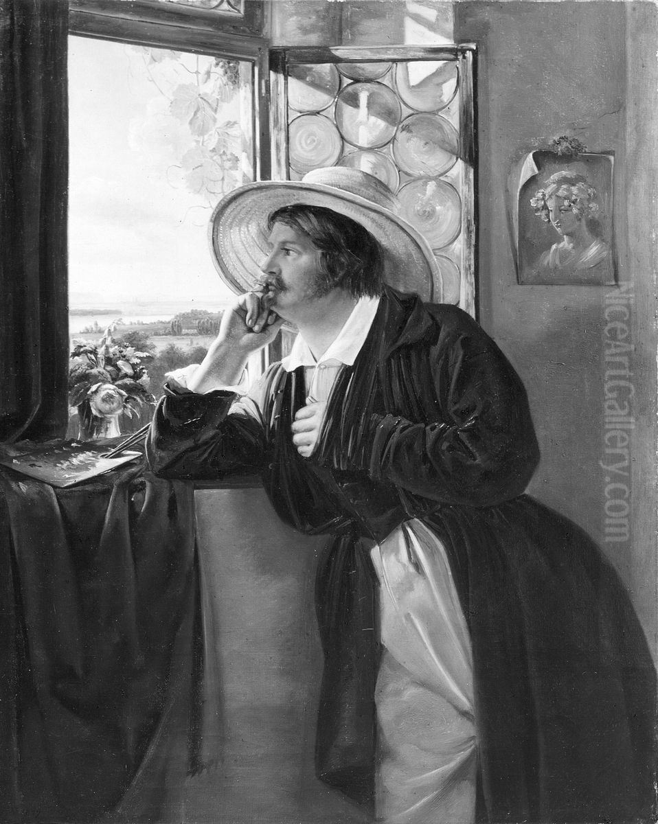 Thomas Fearnley Oil Painting by Friedrich Bernhard Westphal