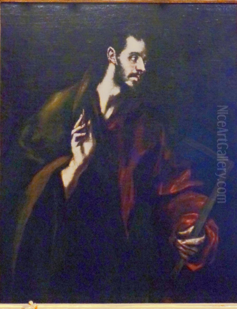 Saint Thomas Oil Painting by El Greco