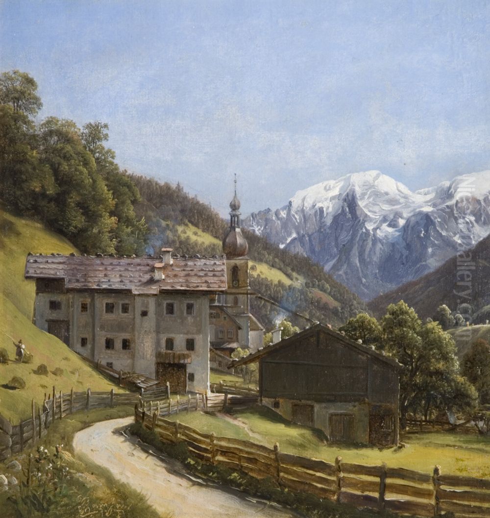 Ramsau Oil Painting by Thomas Fearnley