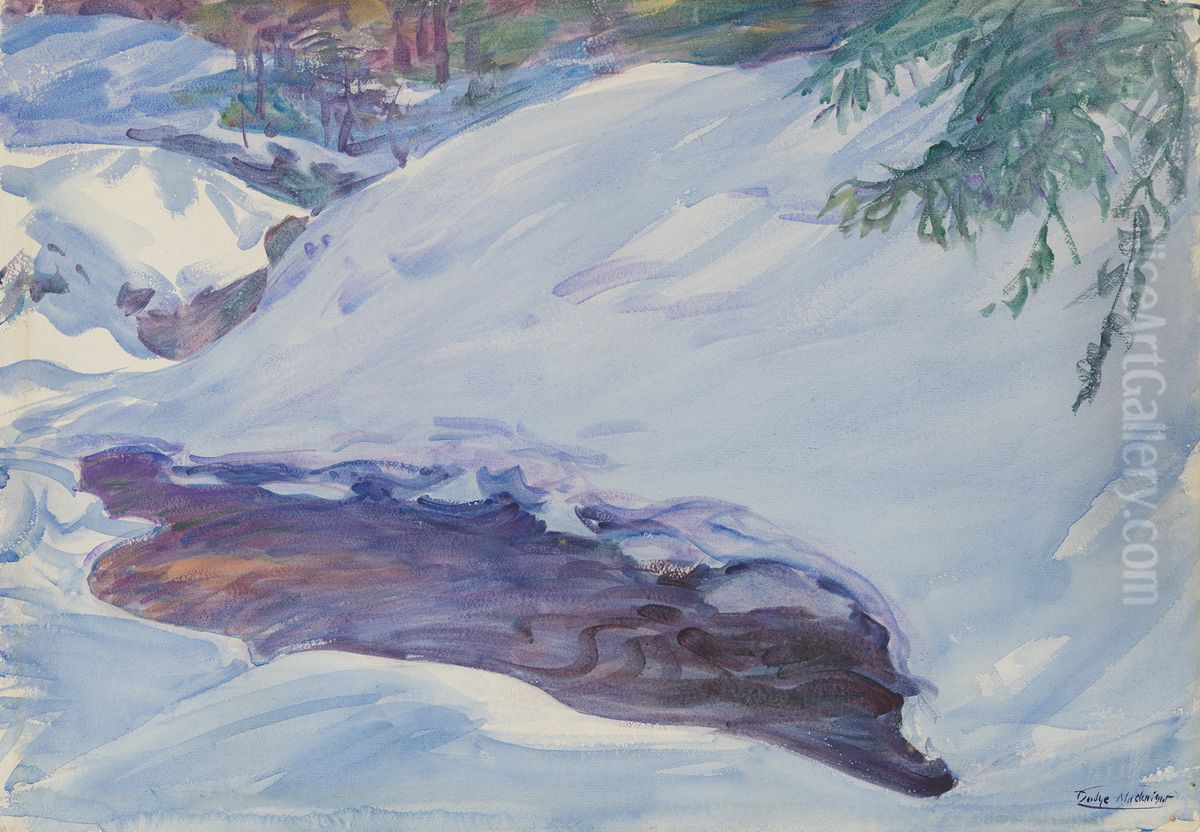 The Pool, Shelburne Oil Painting by Dodge Macknight