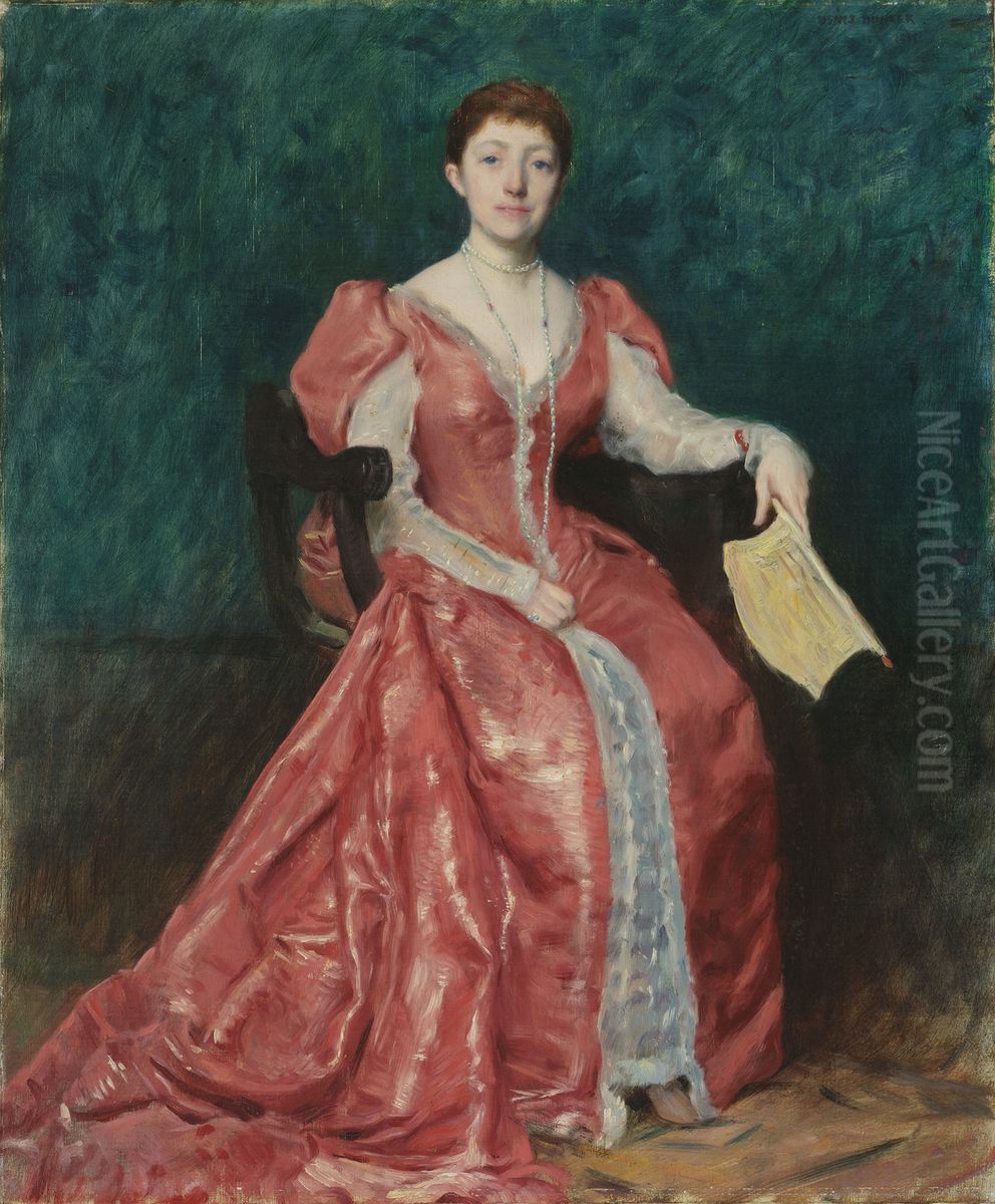 Isabella Stewart Gardner Oil Painting by Dennis Miller Bunker