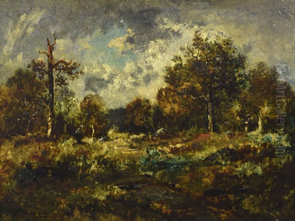 Glade in the Forest Oil Painting by Narcisse Virgilio Diaz