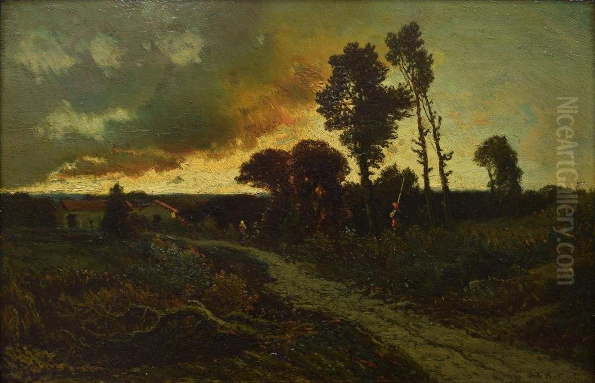 The Day's Decline Oil Painting by Alberto Pasini