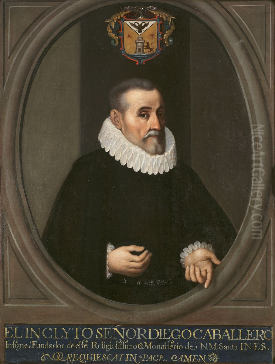 Don Diego Caballero Oil Painting by Baltasar de Echave