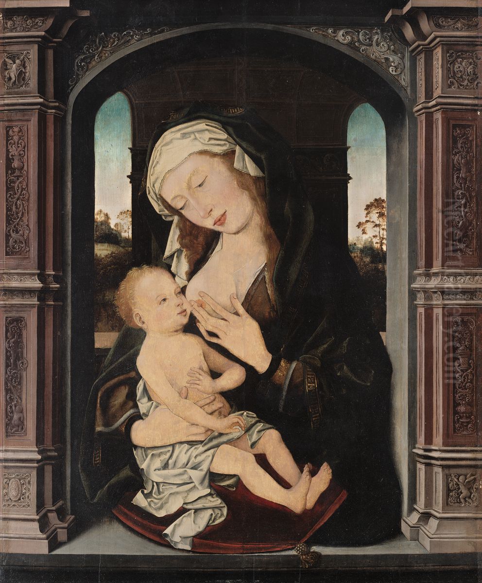 Virgin and Child Oil Painting by Rogier van der Weyden