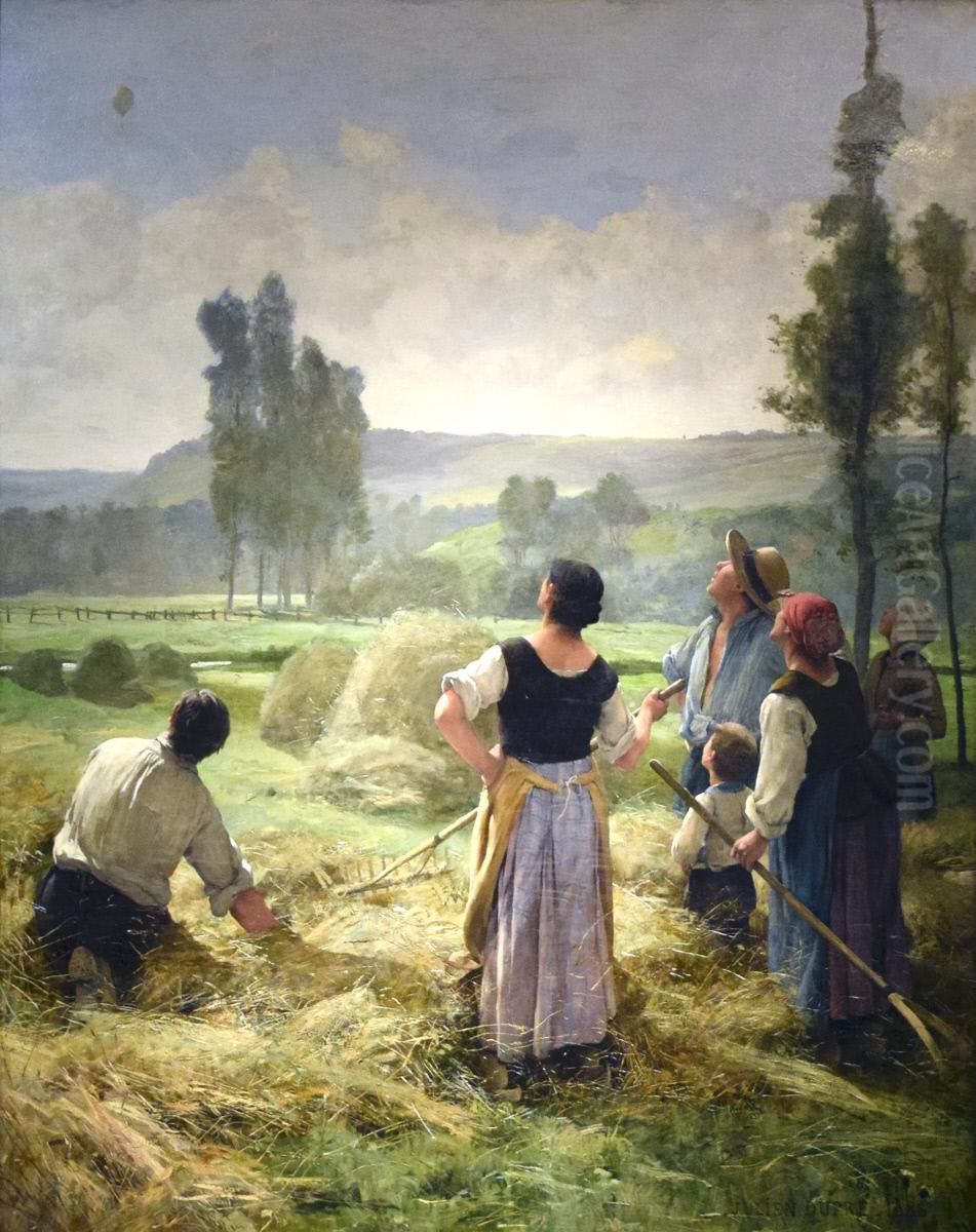 The Balloon Oil Painting by Julien Dupre