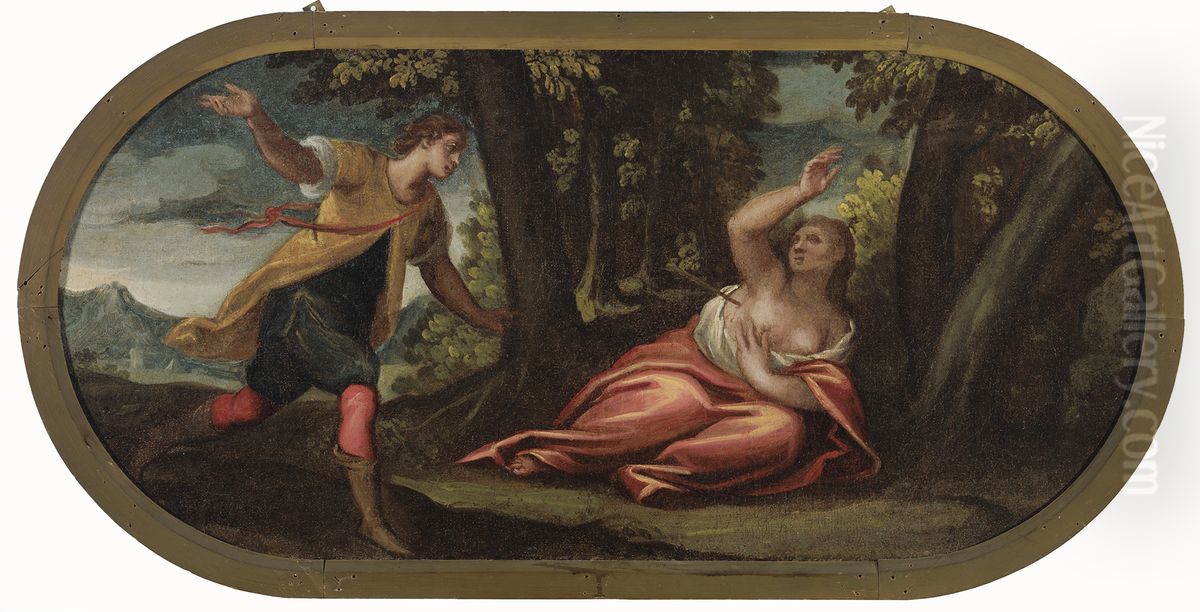 The Death of Procris Oil Painting by Paolo Veronese (Caliari)