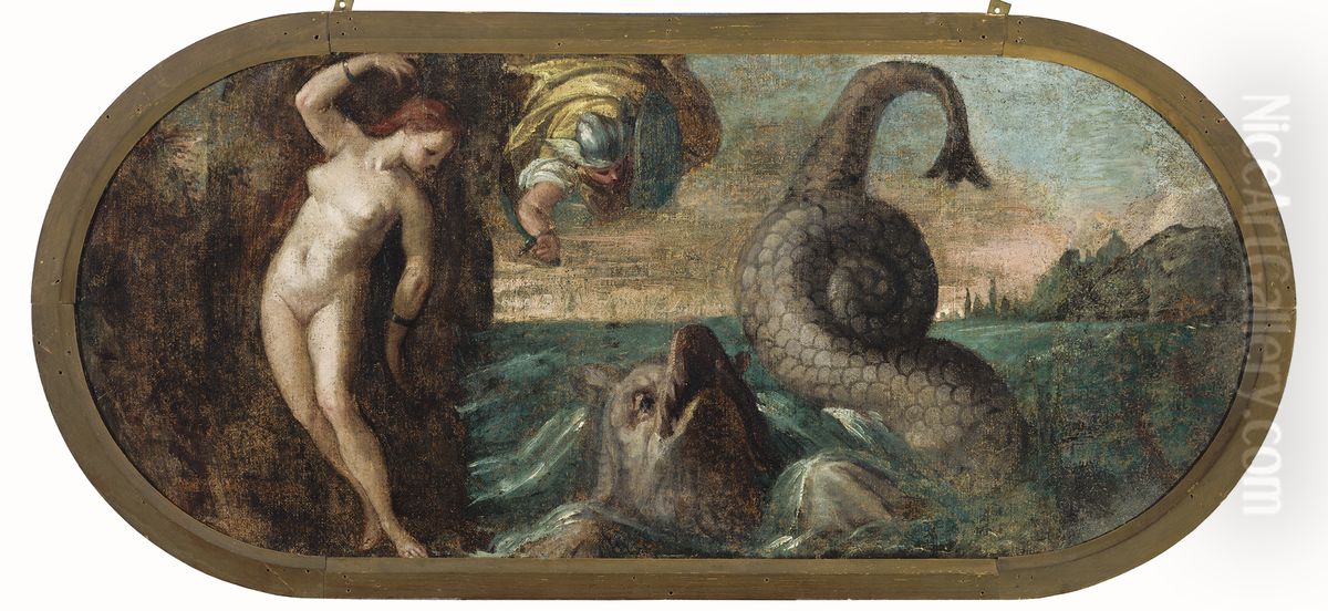 Perseus and Andromeda Oil Painting by Paolo Veronese (Caliari)
