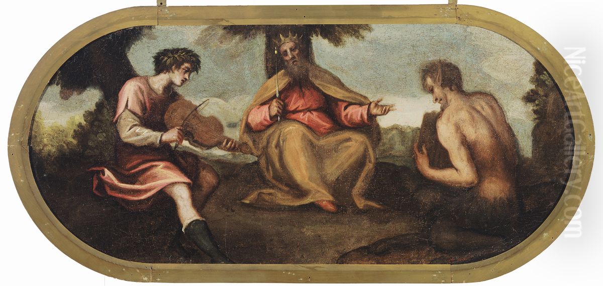 The Judgment of Midas Oil Painting by Paolo Veronese (Caliari)