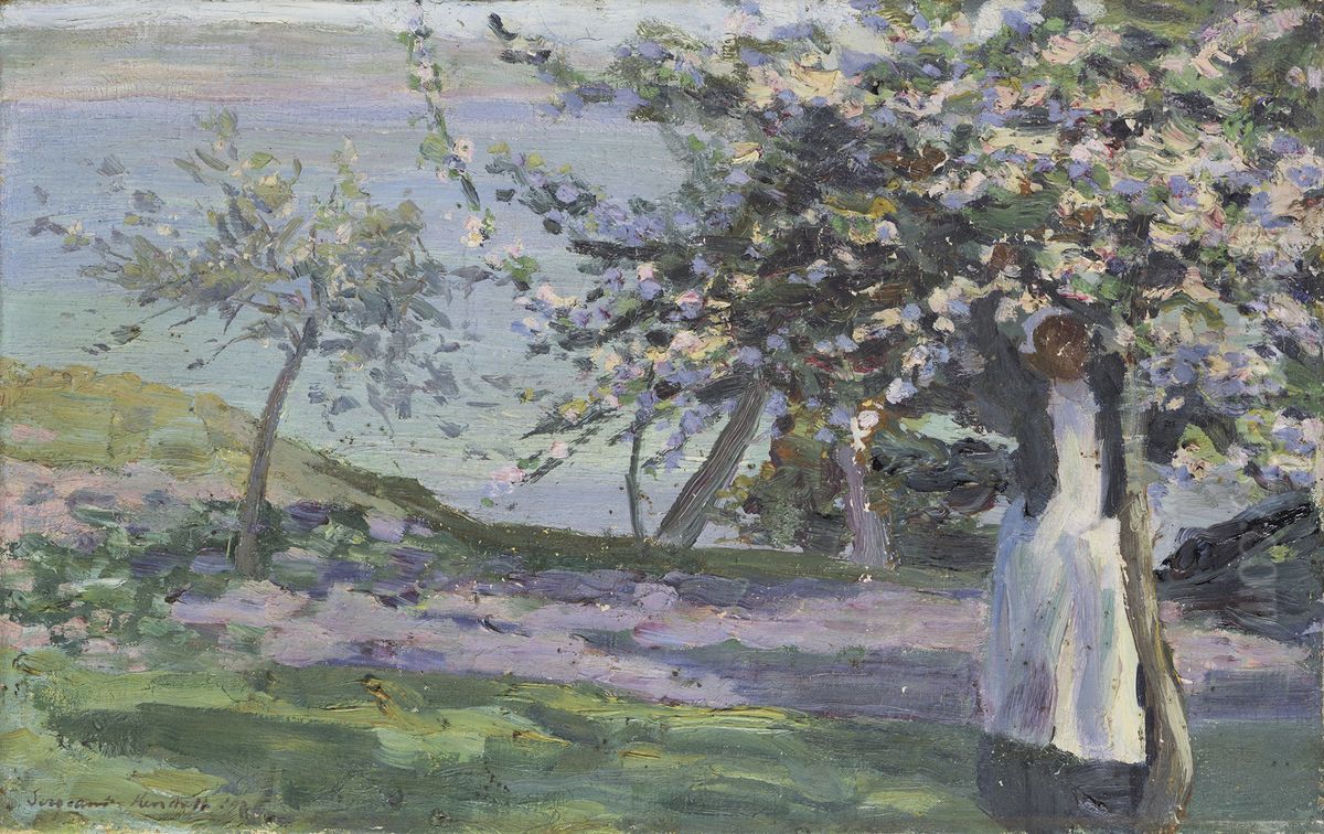 En Fleurs Oil Painting by William Sergeant Kendall