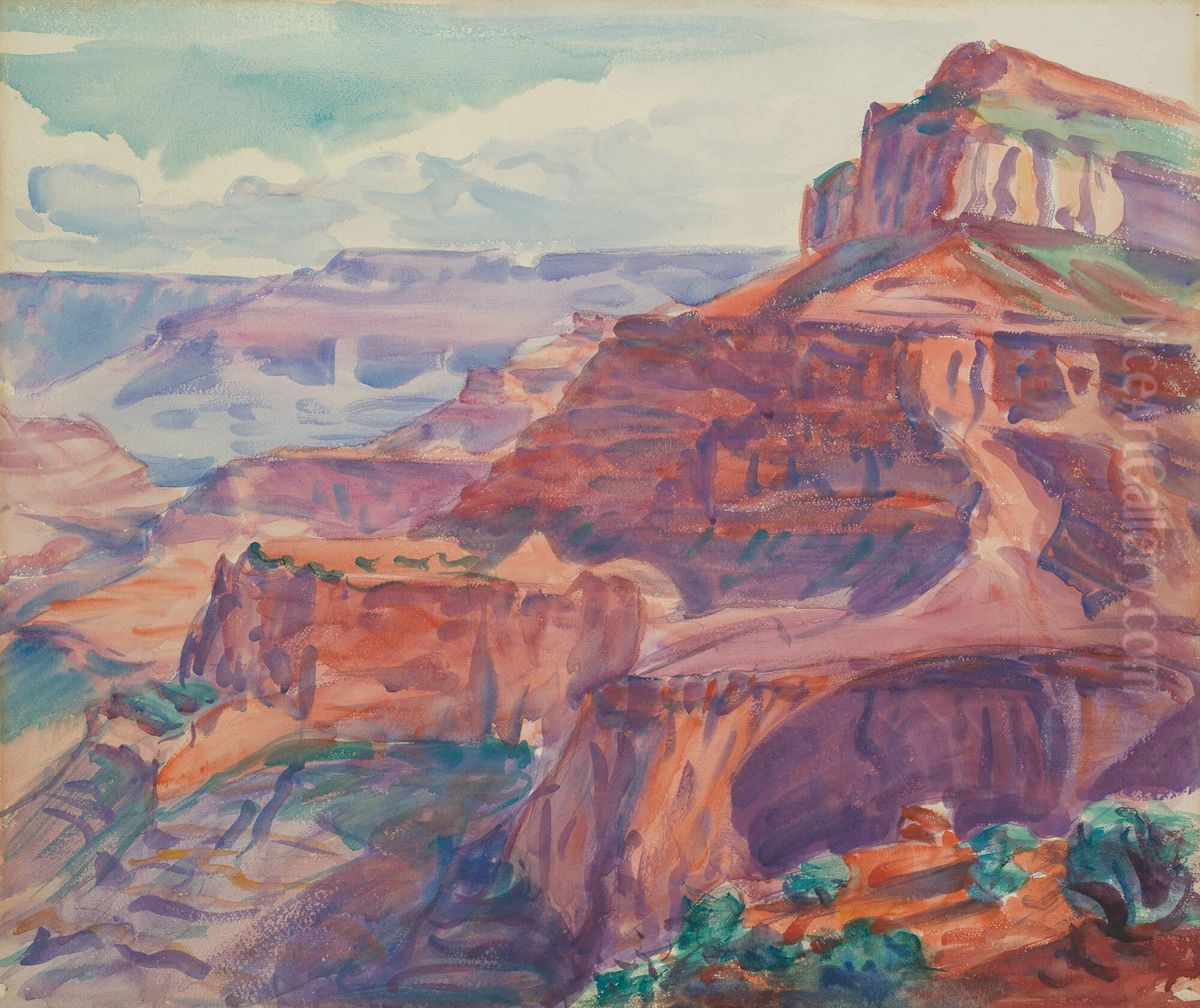 Towering Castles, Grand Canyon Oil Painting by Dodge Macknight