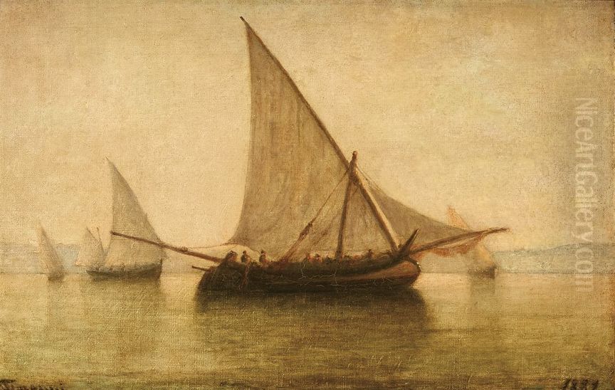 Muletas do Tejo Oil Painting by unknown