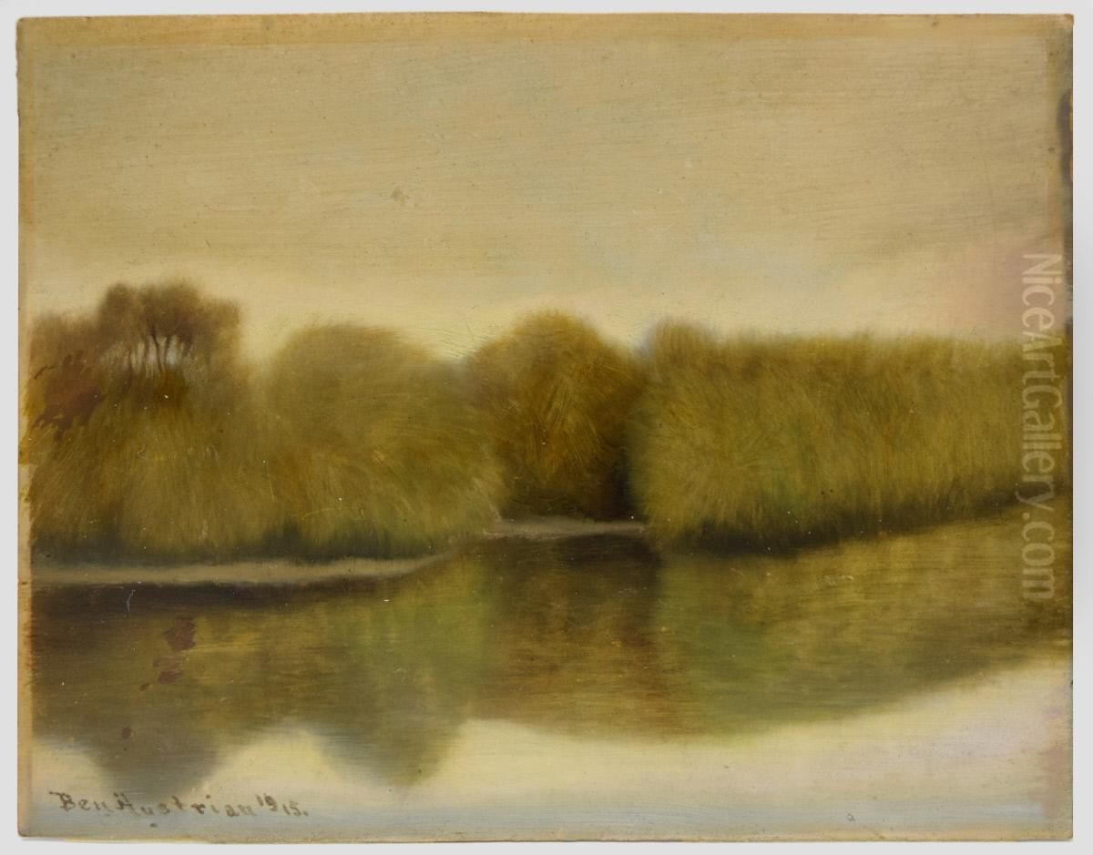 Florida Cypress Oil Painting by Ben Austrian