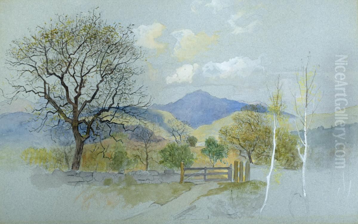 Vahrn near Brixen, Tyrol Oil Painting by William Stanley Haseltine