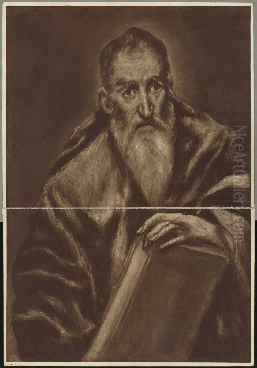 The Apostle Bartholomew (Paul) Oil Painting by El Greco
