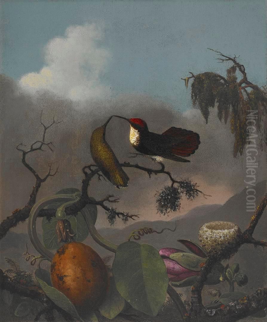 Ruby-Topaz Oil Painting by Martin Johnson Heade