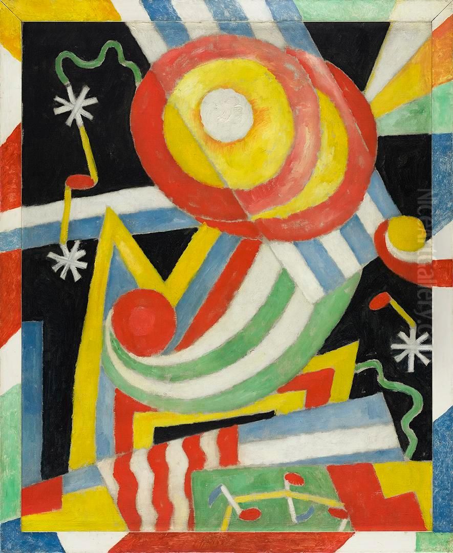 Painting No. 3 Oil Painting by Marsden Hartley