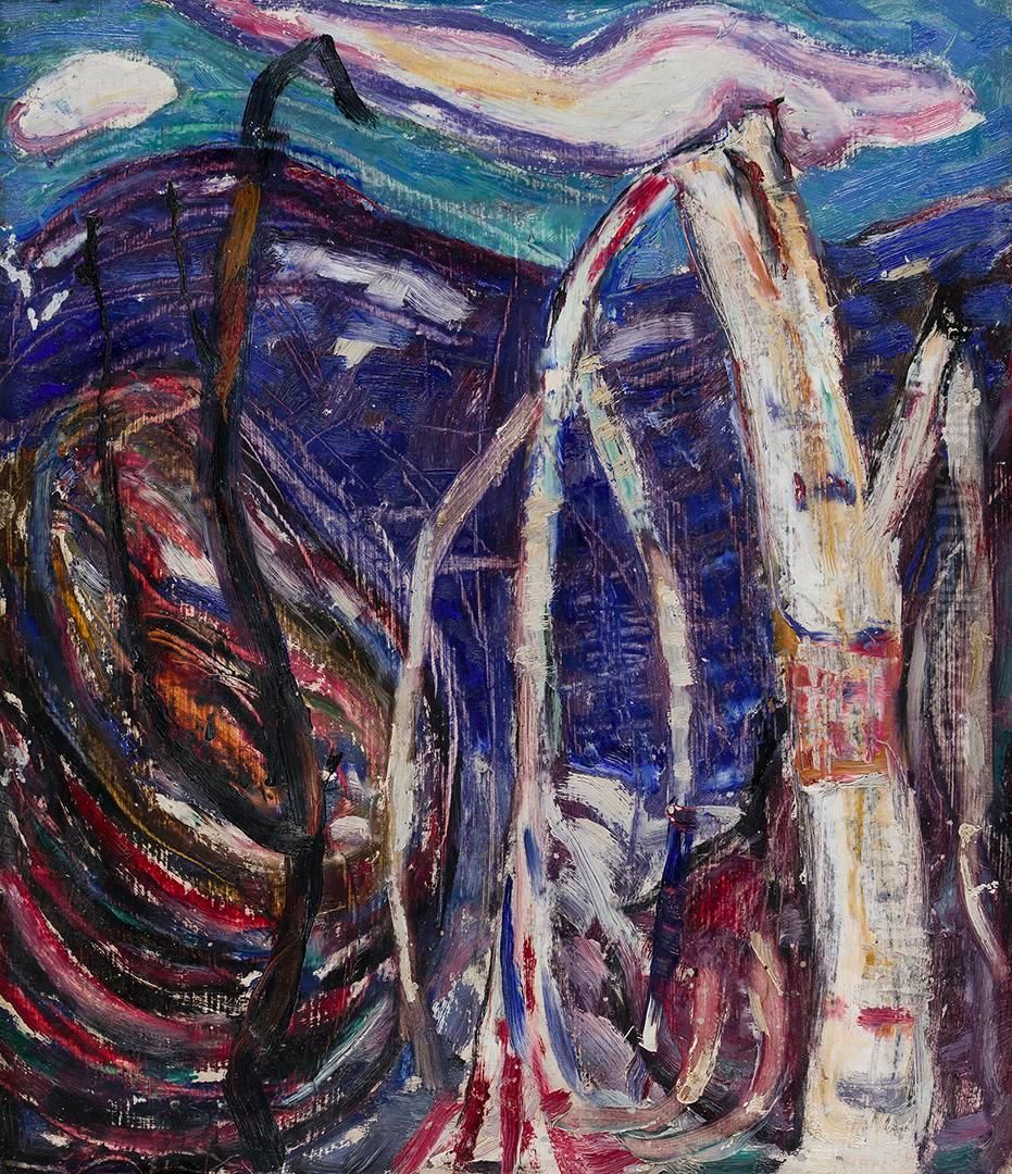 Landscape No. 19 Oil Painting by Marsden Hartley