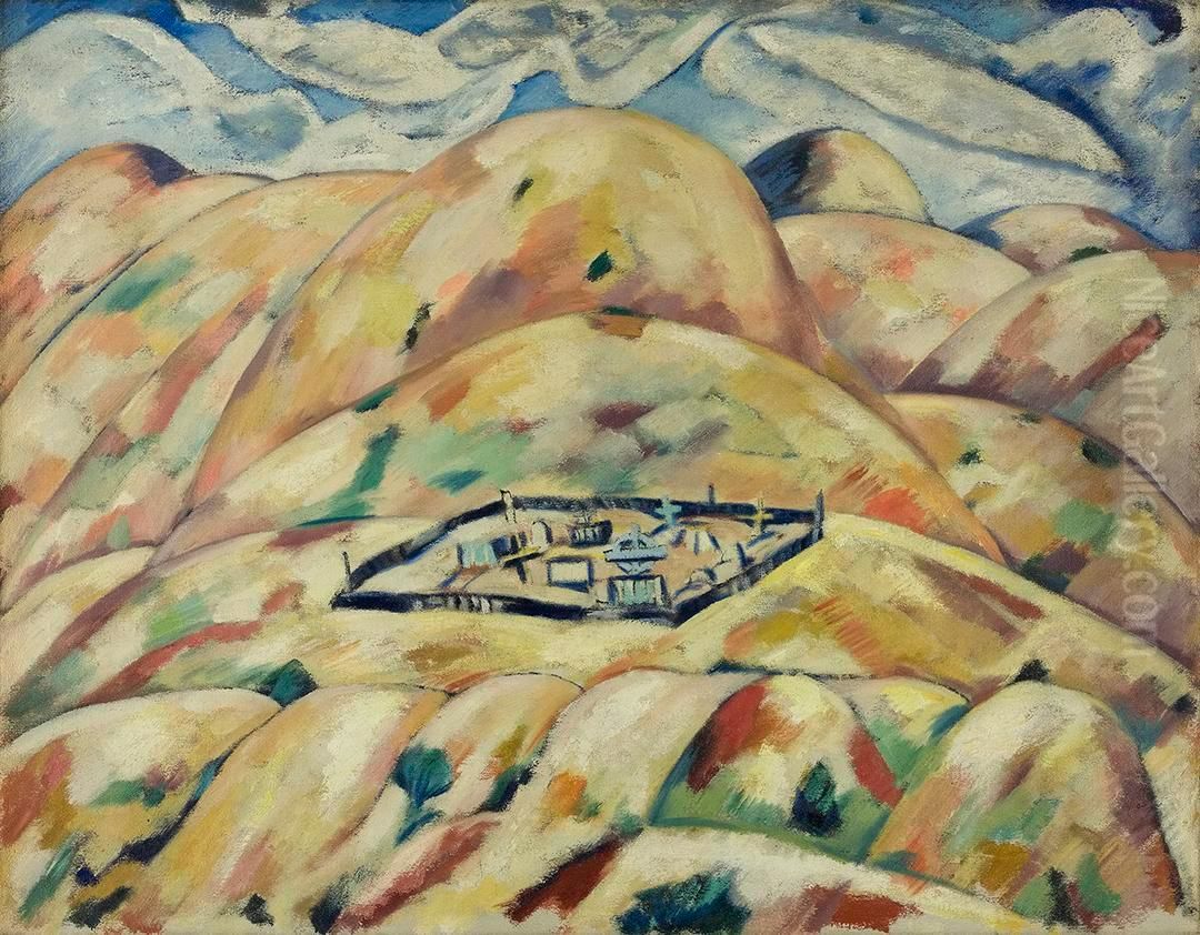 New Mexico No. 2 Oil Painting by Marsden Hartley