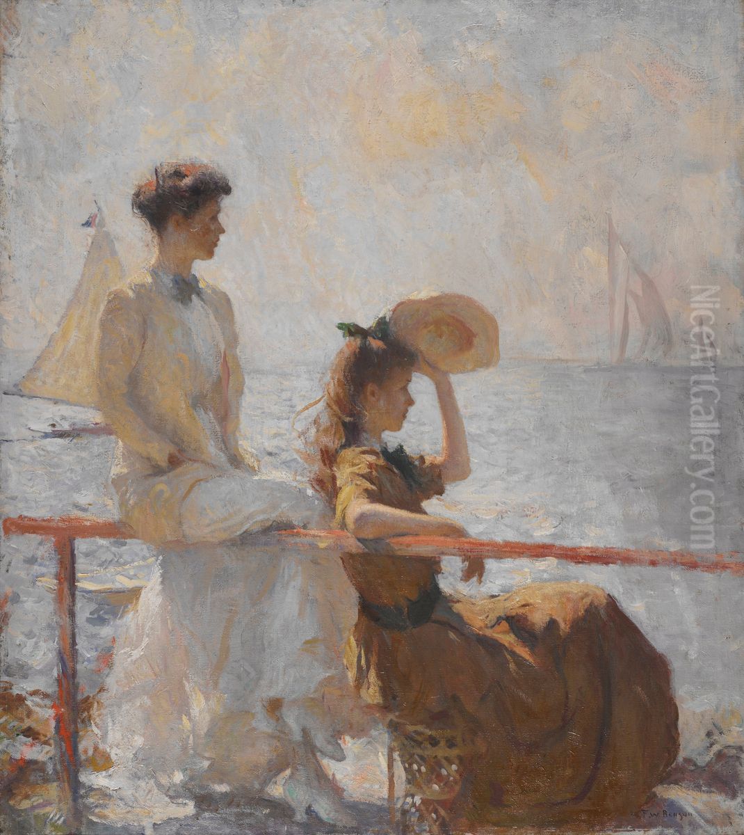 Summer Day Oil Painting by Frank Weston Benson