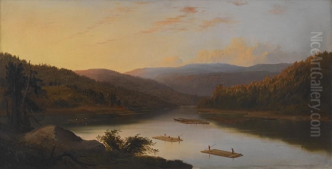 Landscape Oil Painting by Robert Seldon Duncanson