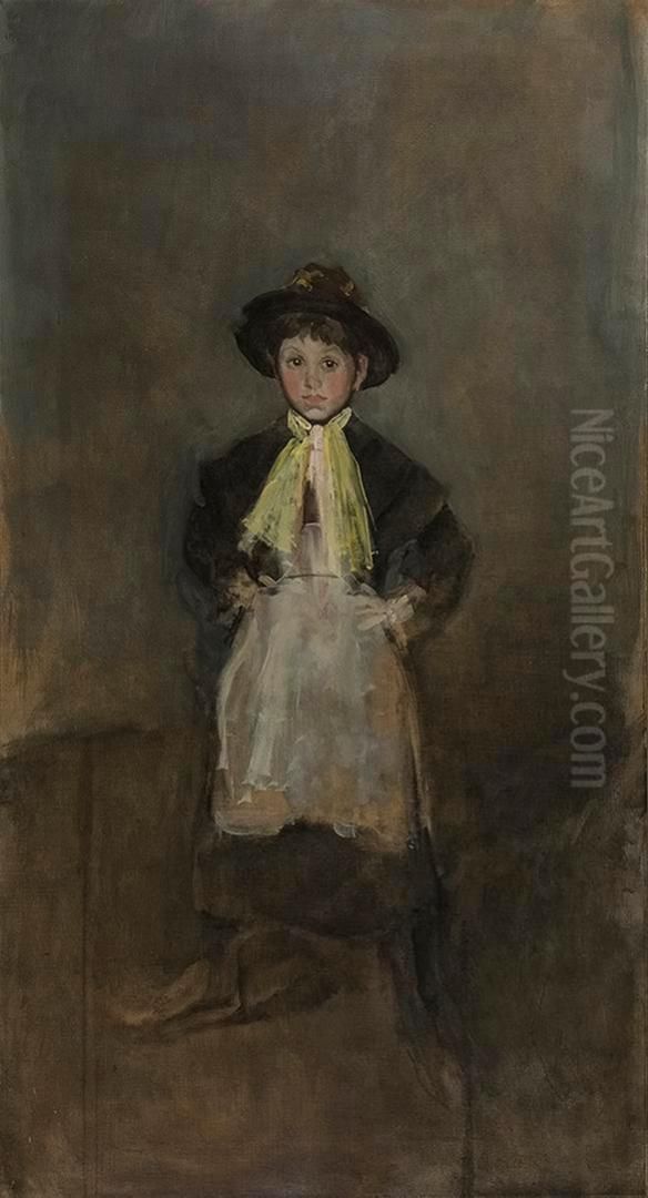 The Chelsea Girl Oil Painting by James McNeill Whistler