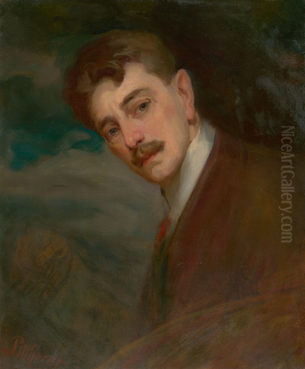 Autoportret Oil Painting by Ludovit Pitthordt