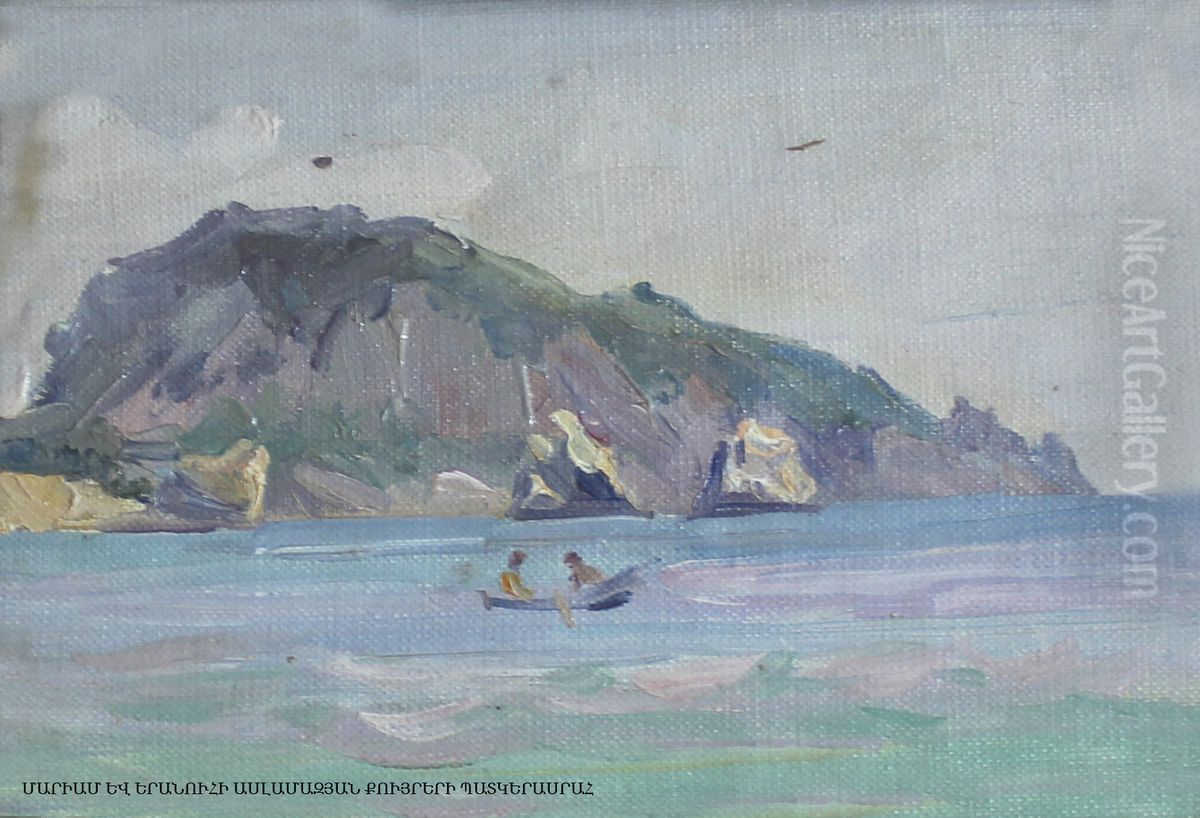 Gurzuf Aydalarner Oil Painting by Eranuhi Aslamazyan