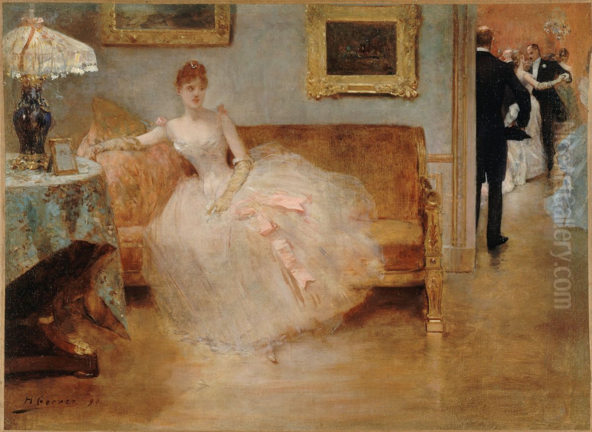 Le bal Oil Painting by Henri Gervex