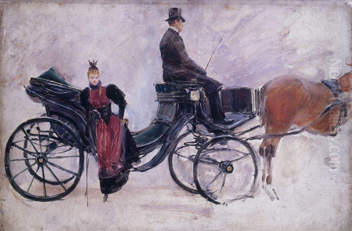 The victoria Oil Painting by Jean Beraud