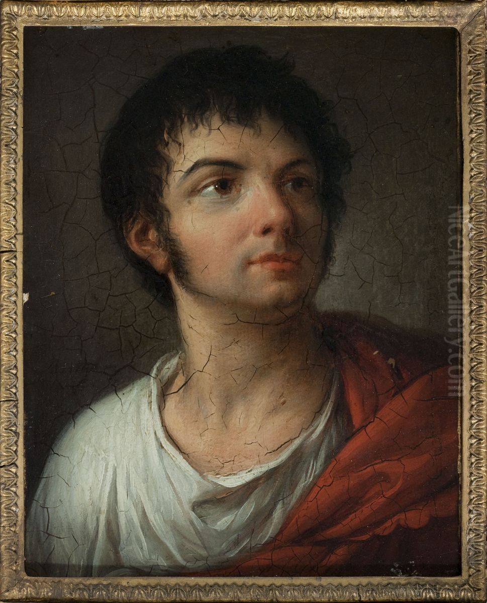 Augustin Cheron (1760-1811) dans le role de Fabius Oil Painting by Jean-Simon Berthelemy