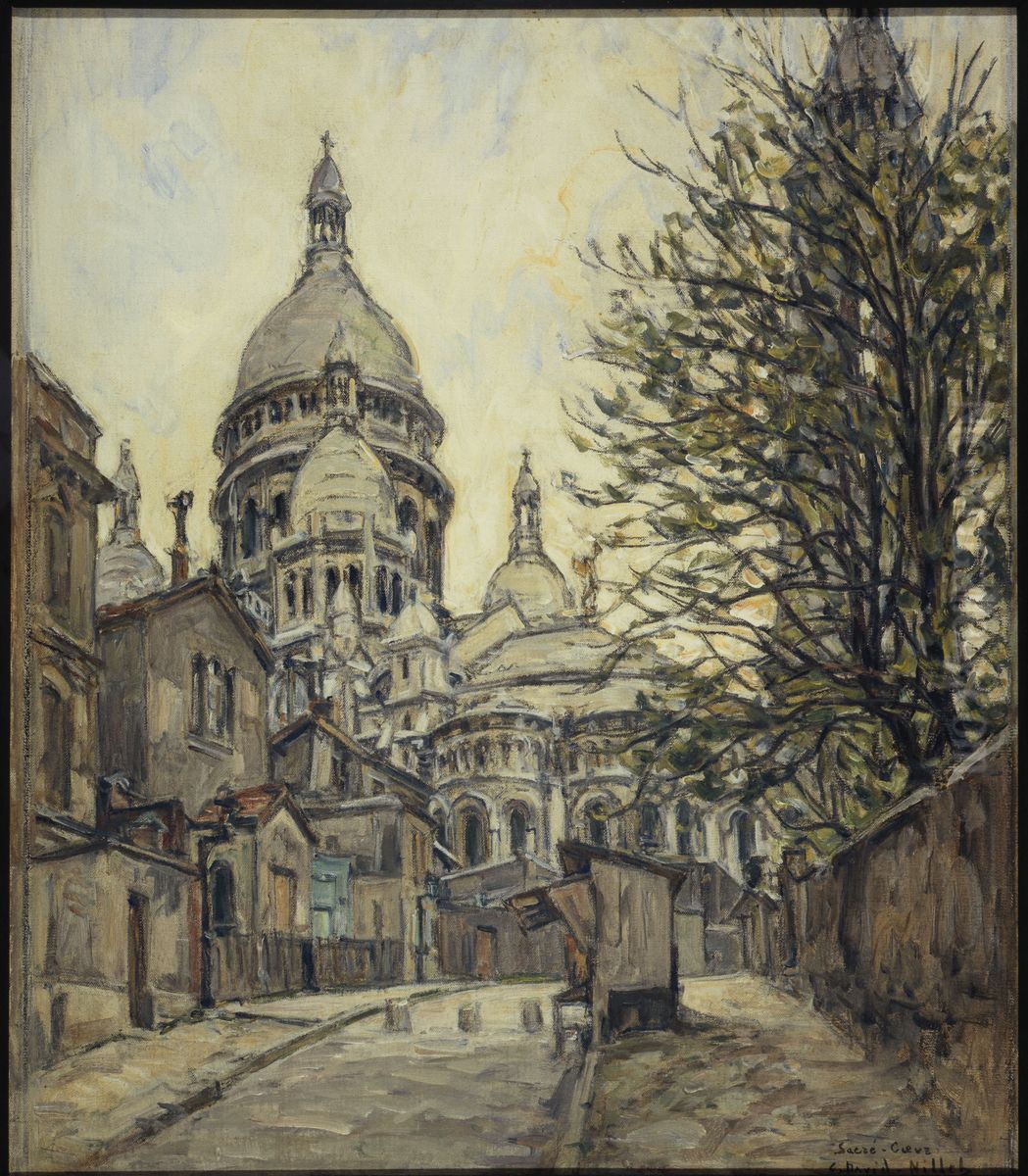 Le Sacre-Coeur a Montmartre Oil Painting by Germain David-Nillet