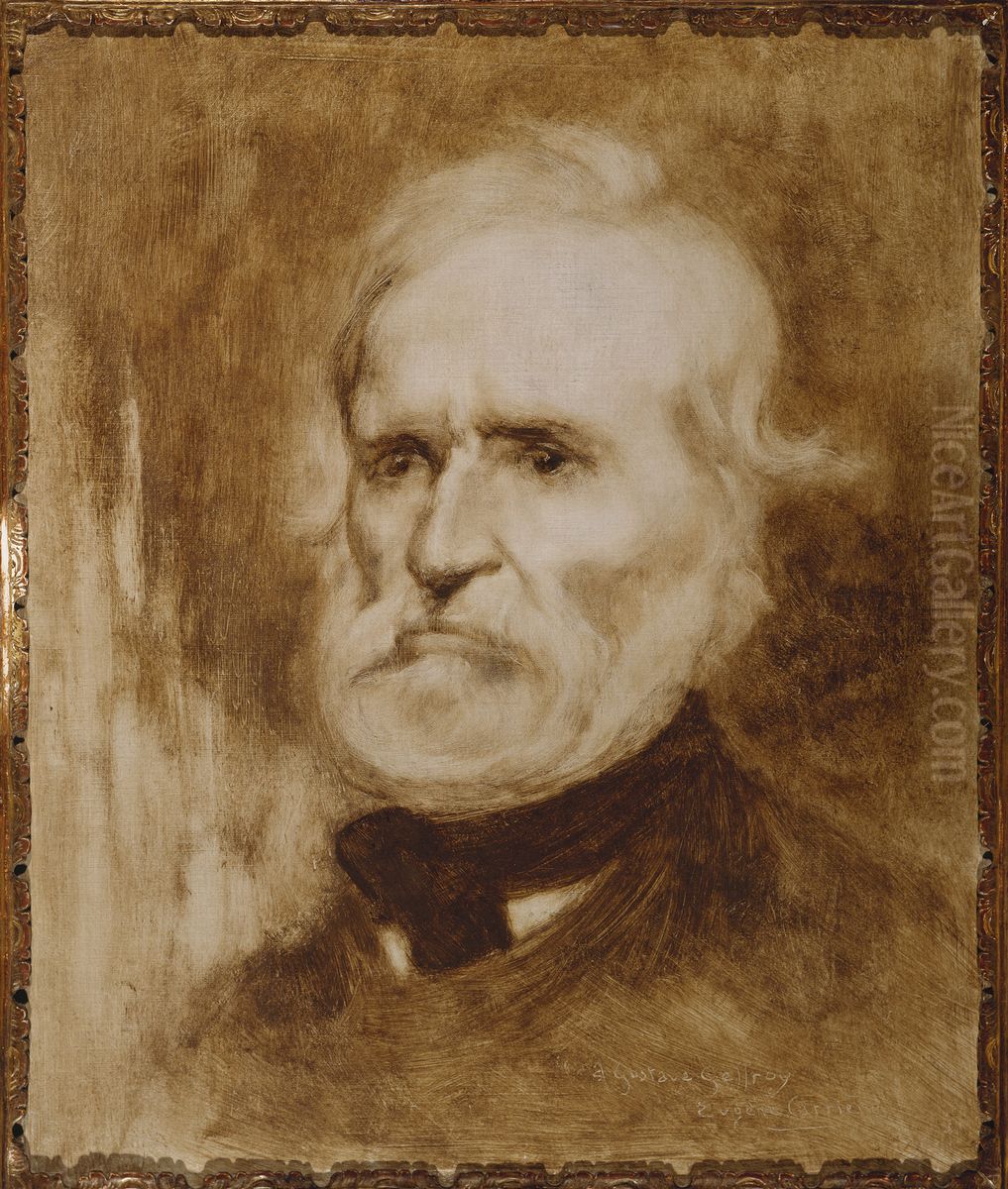 Portrait d'Auguste Blanqui (1805-1881), homme politique Oil Painting by Eugene Carriere