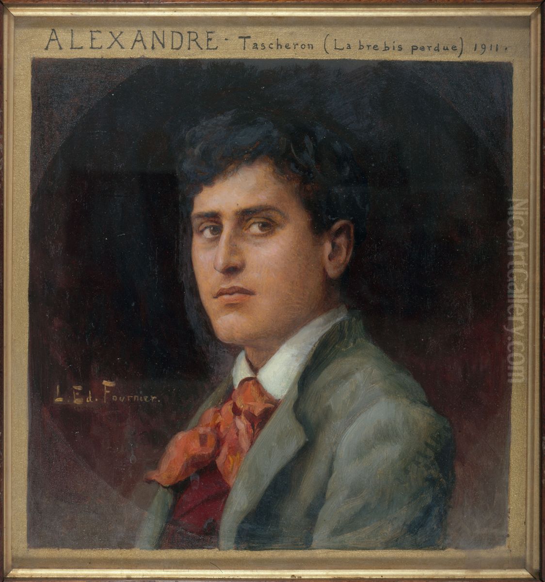 Portrait de Rene Alexandre (1885-1946), societaire de la Comedie-Francaise, dans le role de Tascheron de 