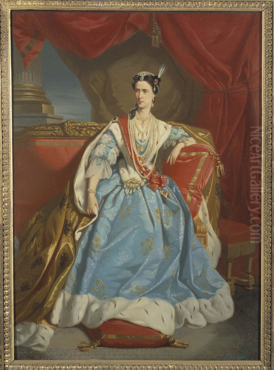 Portrait de Rachel (Elisa Felix, dite), 1821-1858, societaire de la Comedie francaise, dans le role de Catherine I de la 