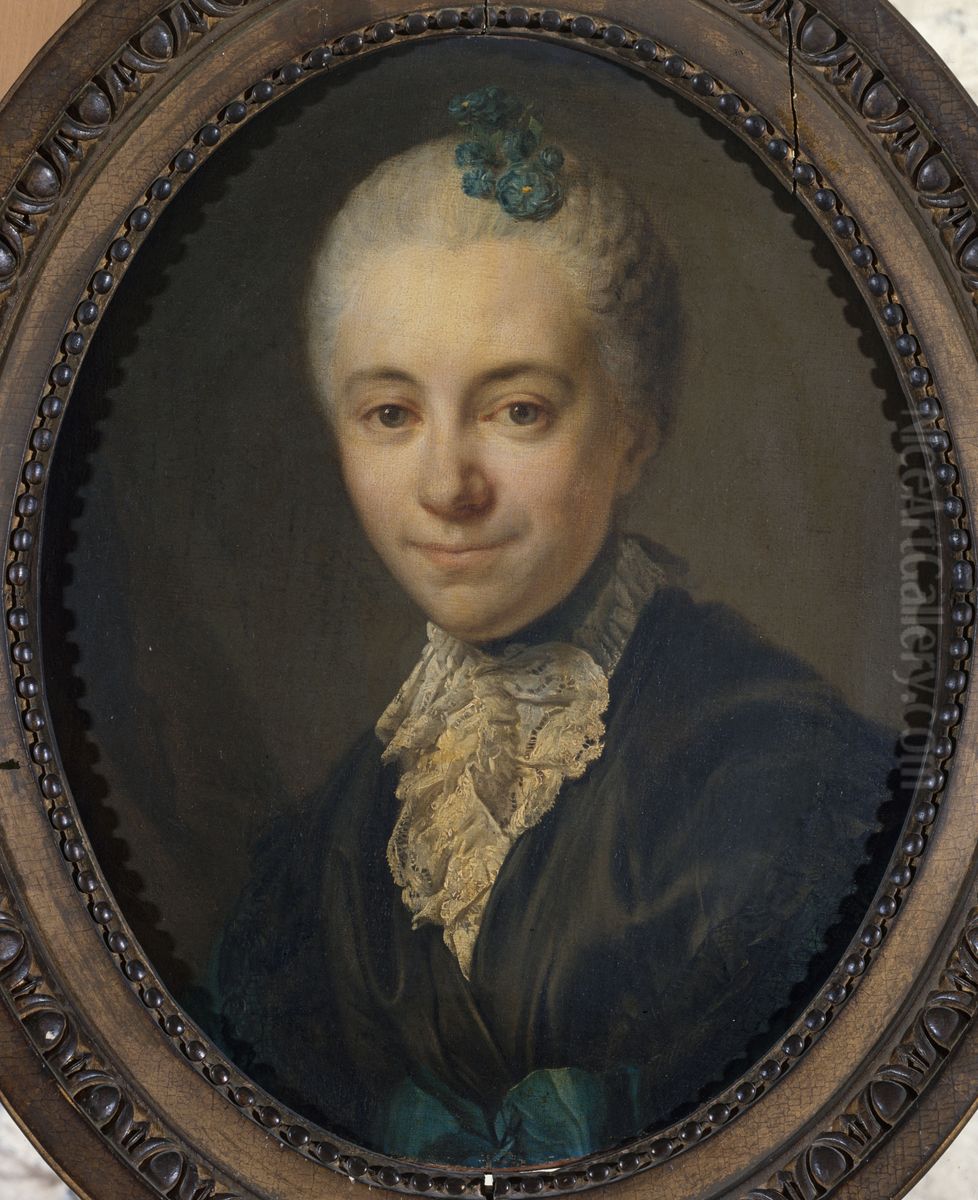 Portrait de femme Oil Painting by Joseph-Siffred Duplessis