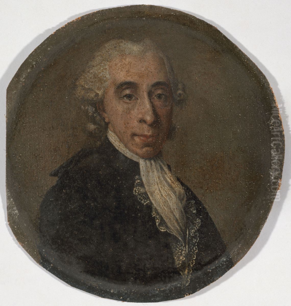 Portrait de Jean-Sylvain Bailly (1736-1793), savant et homme politique ; maire de Paris de 1789 a 1791 Oil Painting by Jean-Laurent Mosnier